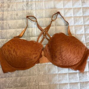 Aerie Lace Bra in Warm Brown